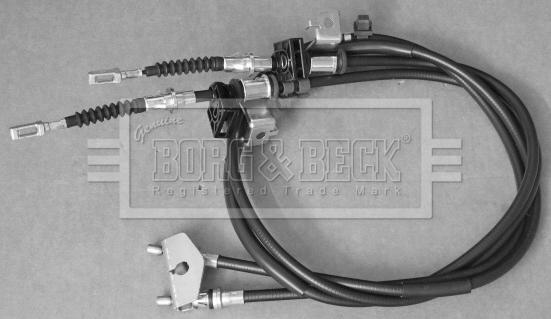 Borg & Beck BKB3686 - Трос, гальмівна система autozip.com.ua