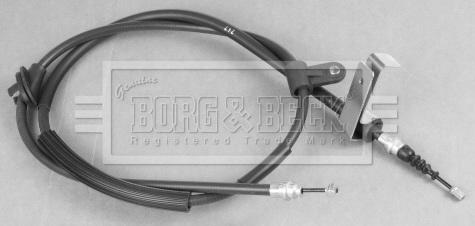 Borg & Beck BKB3057 - Трос, гальмівна система autozip.com.ua
