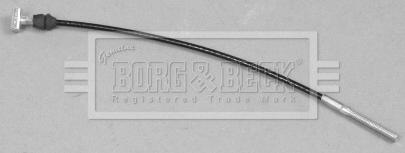 Borg & Beck BKB3015 - Трос, гальмівна система autozip.com.ua