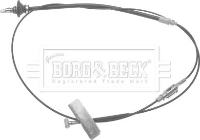 Borg & Beck BKB3252 - Трос, гальмівна система autozip.com.ua