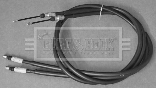 Borg & Beck BKB3715 - Трос, гальмівна система autozip.com.ua