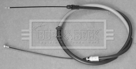 Borg & Beck BKB3733 - Трос, гальмівна система autozip.com.ua