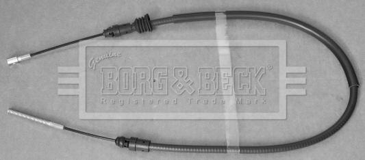 Borg & Beck BKB3732 - Трос, гальмівна система autozip.com.ua