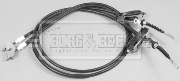 Borg & Beck BKB2596 - Трос, гальмівна система autozip.com.ua