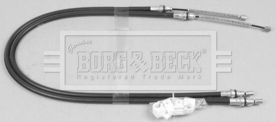 Borg & Beck BKB2552 - Трос, гальмівна система autozip.com.ua