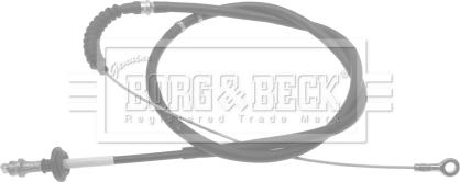 Borg & Beck BKB2653 - Трос, гальмівна система autozip.com.ua