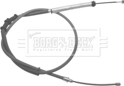 Borg & Beck BKB2859 - Трос, гальмівна система autozip.com.ua