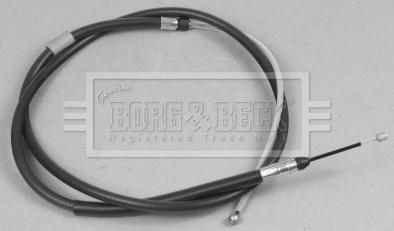 Borg & Beck BKB2851 - Трос, гальмівна система autozip.com.ua