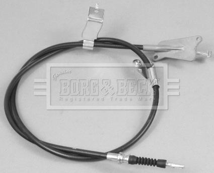 Borg & Beck BKB2812 - Трос, гальмівна система autozip.com.ua