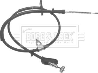Borg & Beck BKB2327 - Трос, гальмівна система autozip.com.ua