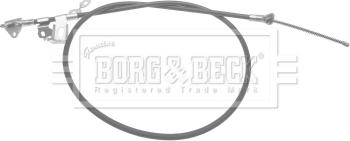 Borg & Beck BKB2728 - Трос, гальмівна система autozip.com.ua