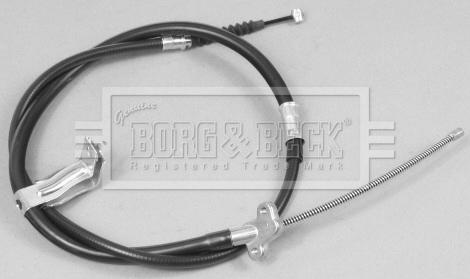 Borg & Beck BKB2722 - Трос, гальмівна система autozip.com.ua