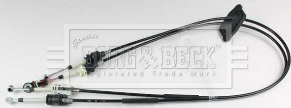 Borg & Beck BKG1206 - Трос, ступінчаста коробка передач autozip.com.ua