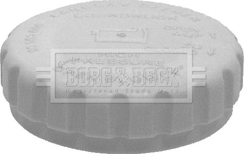Borg & Beck BRC68 - Кришка, резервуар охолоджуючої рідини autozip.com.ua