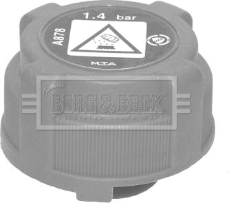 Borg & Beck BRC109 - Кришка, резервуар охолоджуючої рідини autozip.com.ua