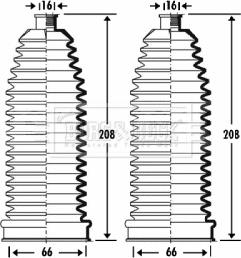 Borg & Beck BSG3278 - Комплект пилника, рульове управління autozip.com.ua