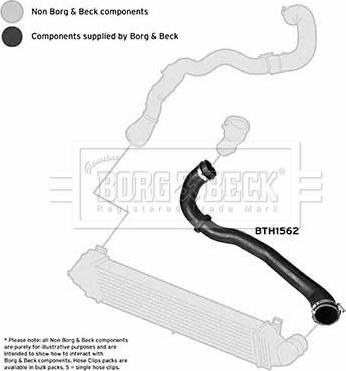 Borg & Beck BTH1562 - Трубка нагнітається повітря autozip.com.ua