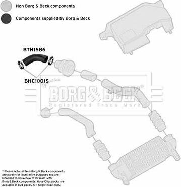 Borg & Beck BTH1586 - Трубка нагнітається повітря autozip.com.ua