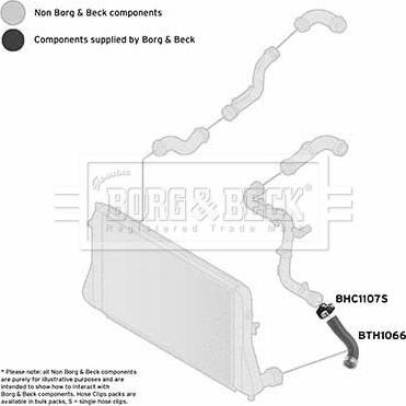 Borg & Beck BTH1066 - Трубка нагнітається повітря autozip.com.ua