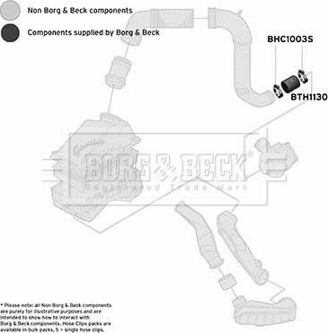 Borg & Beck BTH1130 - Трубка нагнітається повітря autozip.com.ua