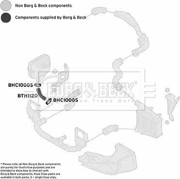 Borg & Beck BTH1120 - Трубка нагнітається повітря autozip.com.ua