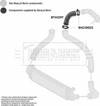 Borg & Beck BTH1297 - Трубка нагнітається повітря autozip.com.ua