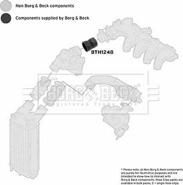 Borg & Beck BTH1248 - Трубка нагнітається повітря autozip.com.ua