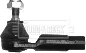 Borg & Beck BTR4937 - Наконечник рульової тяги, кульовий шарнір autozip.com.ua