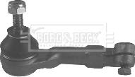 Borg & Beck BTR4515 - Наконечник рульової тяги, кульовий шарнір autozip.com.ua