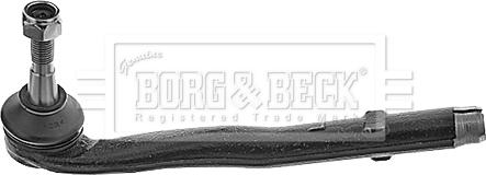 Borg & Beck BTR4580 - Наконечник рульової тяги, кульовий шарнір autozip.com.ua