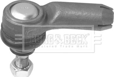 Borg & Beck BTR4168 - Наконечник рульової тяги, кульовий шарнір autozip.com.ua