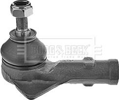Borg & Beck BTR4126 - Наконечник рульової тяги, кульовий шарнір autozip.com.ua