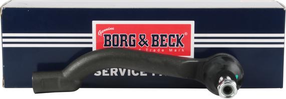 Borg & Beck BTR5549 - Наконечник рульової тяги, кульовий шарнір autozip.com.ua