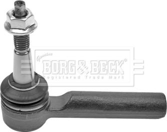 Borg & Beck BTR5619 - Наконечник рульової тяги, кульовий шарнір autozip.com.ua