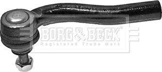 Borg & Beck BTR5055 - Наконечник рульової тяги, кульовий шарнір autozip.com.ua