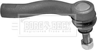 Borg & Beck BTR5007 - Наконечник рульової тяги, кульовий шарнір autozip.com.ua