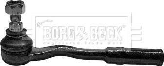 Borg & Beck BTR5106 - Наконечник рульової тяги, кульовий шарнір autozip.com.ua