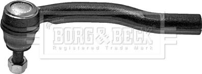 Borg & Beck BTR5180 - Наконечник рульової тяги, кульовий шарнір autozip.com.ua