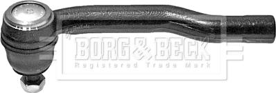 Borg & Beck BTR5170 - Наконечник рульової тяги, кульовий шарнір autozip.com.ua