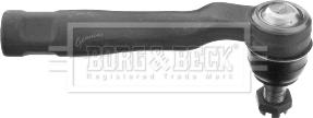 Borg & Beck BTR5844 - Наконечник рульової тяги, кульовий шарнір autozip.com.ua