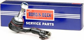Borg & Beck BTR5399 - Наконечник рульової тяги, кульовий шарнір autozip.com.ua