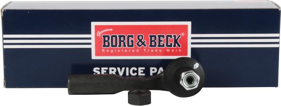 Borg & Beck BTR5360 - Наконечник рульової тяги, кульовий шарнір autozip.com.ua