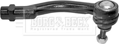 Borg & Beck BTR5245 - Наконечник рульової тяги, кульовий шарнір autozip.com.ua