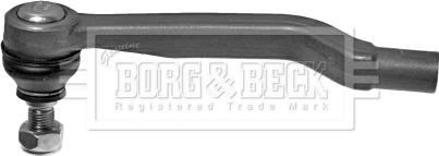 Borg & Beck BTR5242 - Наконечник рульової тяги, кульовий шарнір autozip.com.ua
