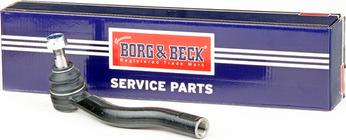 Borg & Beck BTR5753 - Наконечник рульової тяги, кульовий шарнір autozip.com.ua