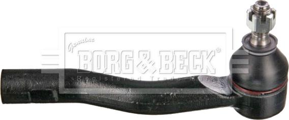 Borg & Beck BTR6140 - Наконечник рульової тяги, кульовий шарнір autozip.com.ua