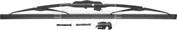Borg & Beck BW14C.10 - Щітка склоочисника autozip.com.ua