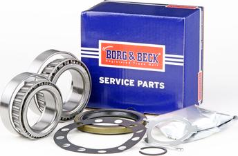 Borg & Beck BWK436 - Комплект підшипника маточини колеса autozip.com.ua