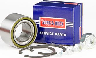 Borg & Beck BWK081 - Комплект підшипника маточини колеса autozip.com.ua