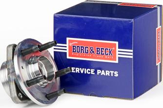 Borg & Beck BWK1552 - Комплект підшипника маточини колеса autozip.com.ua